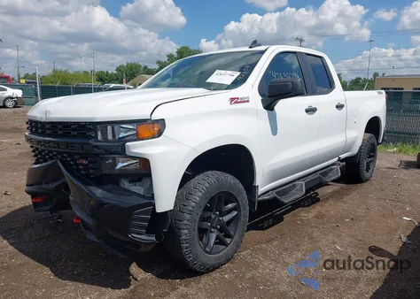 2020 Chevrolet Silverado 1500 4Wd Double Cab Standard Bed Custom Trail Boss из США, поврежденный, VIN 1GCRYCEF9LZ176799